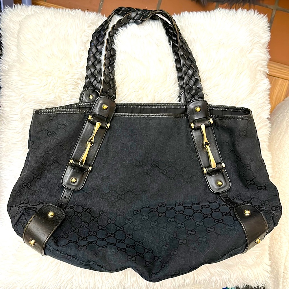 🎄Xmas Sale!! 💜Gucci Medium GG Canvas Pelham Shoulder Bag💜